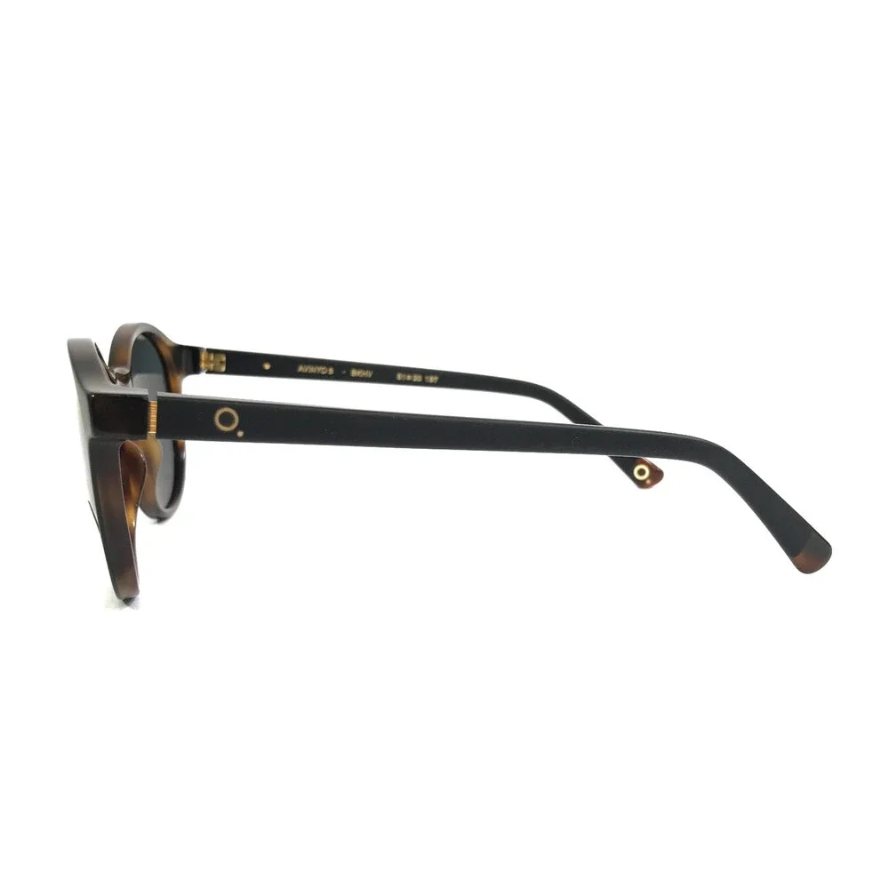 Etnia Barcelona Sunglasses AVINYO 3 BKHV Black Havana with Gray Polarized Lenses